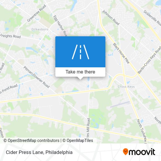 Cider Press Lane map