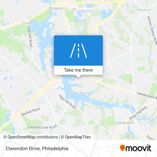 Mapa de Clarendon Drive
