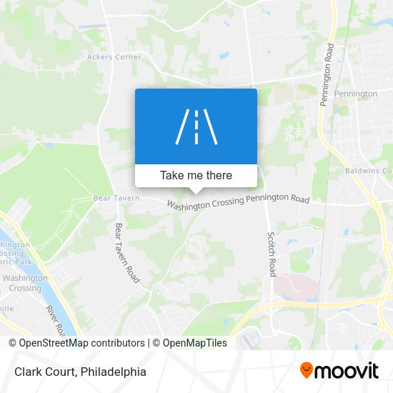 Mapa de Clark Court