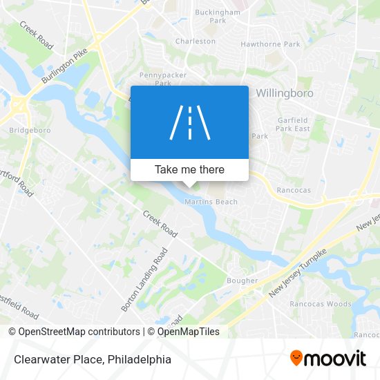 Mapa de Clearwater Place
