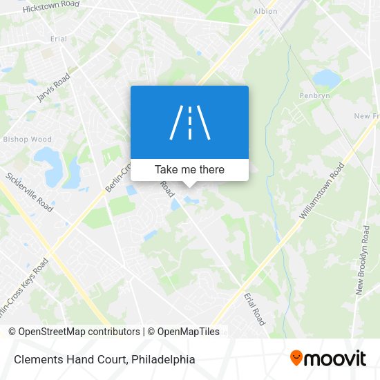 Clements Hand Court map