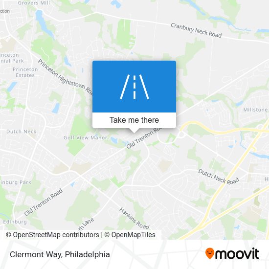 Mapa de Clermont Way