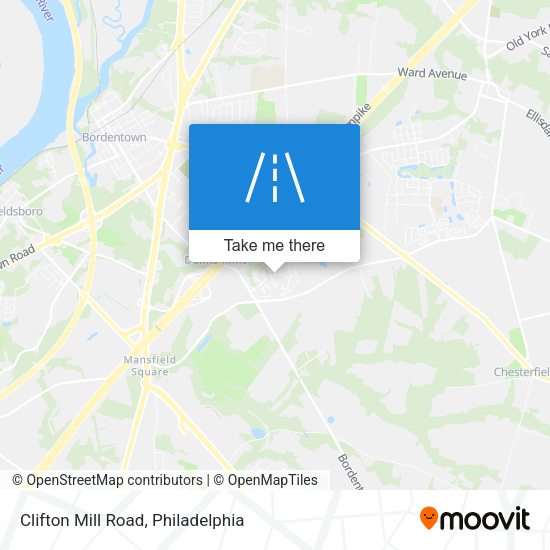 Mapa de Clifton Mill Road