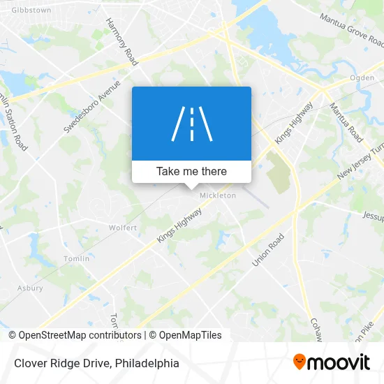 Clover Ridge Drive map