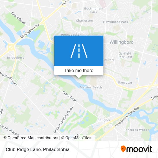 Mapa de Club Ridge Lane