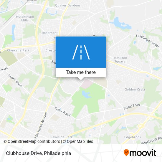 Clubhouse Drive map