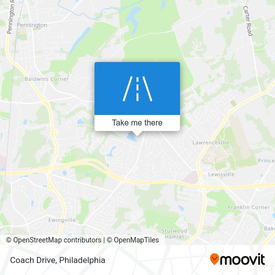Mapa de Coach Drive