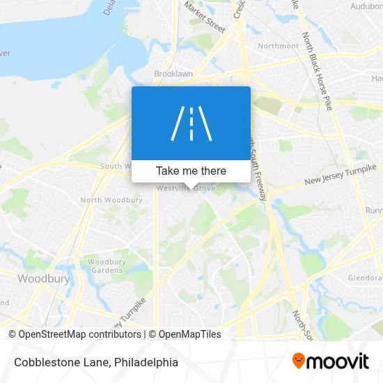 Cobblestone Lane map