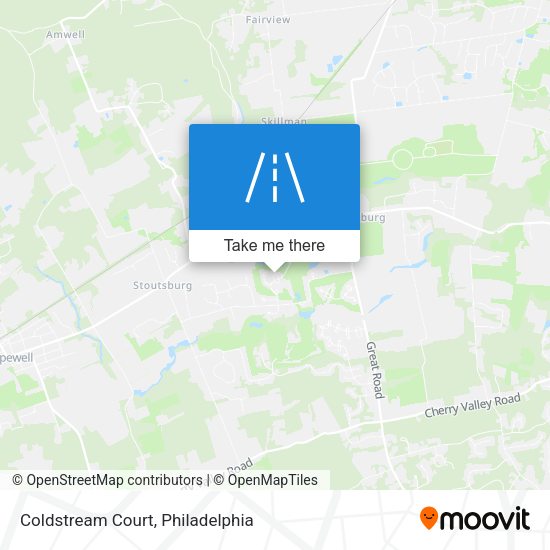 Mapa de Coldstream Court