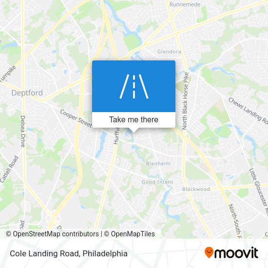 Mapa de Cole Landing Road