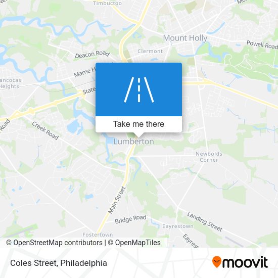 Mapa de Coles Street