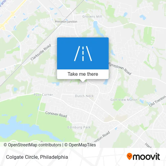 Colgate Circle map