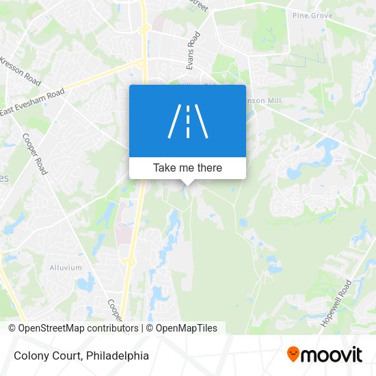Colony Court map