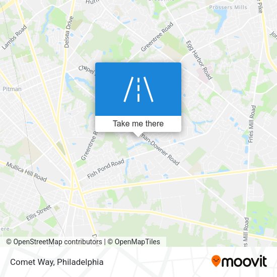 Mapa de Comet Way