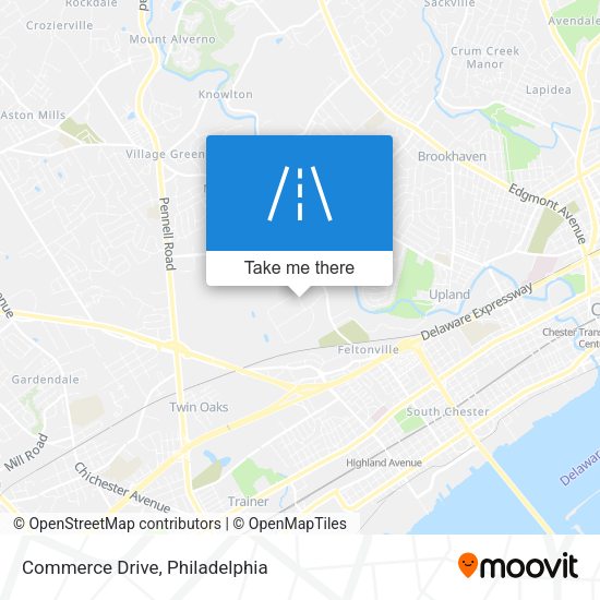 Commerce Drive map