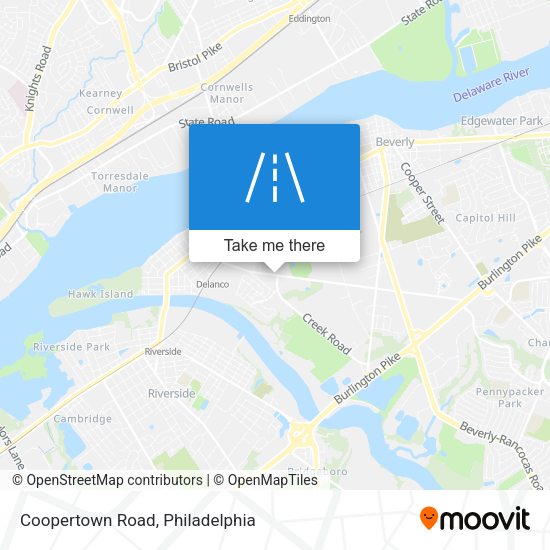 Mapa de Coopertown Road
