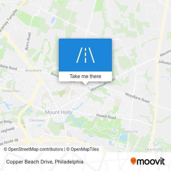 Mapa de Copper Beach Drive
