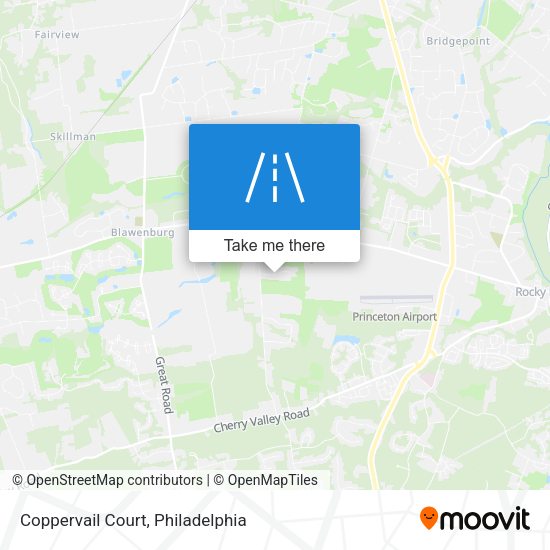 Coppervail Court map