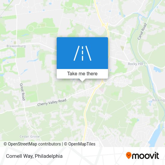 Mapa de Cornell Way