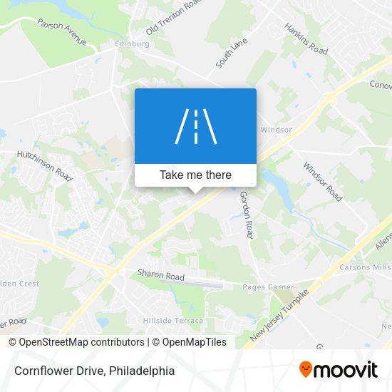 Cornflower Drive map