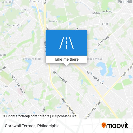 Mapa de Cornwall Terrace