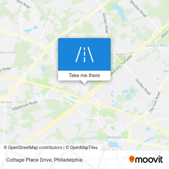 Cottage Place Drive map