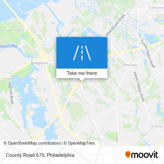 Mapa de County Road 670