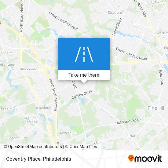 Coventry Place map