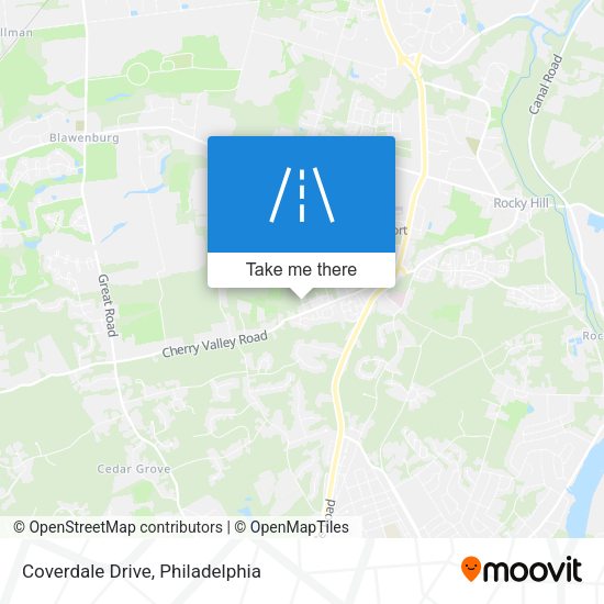 Coverdale Drive map