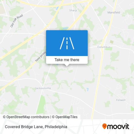 Covered Bridge Lane map