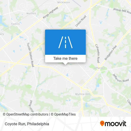 Coyote Run map