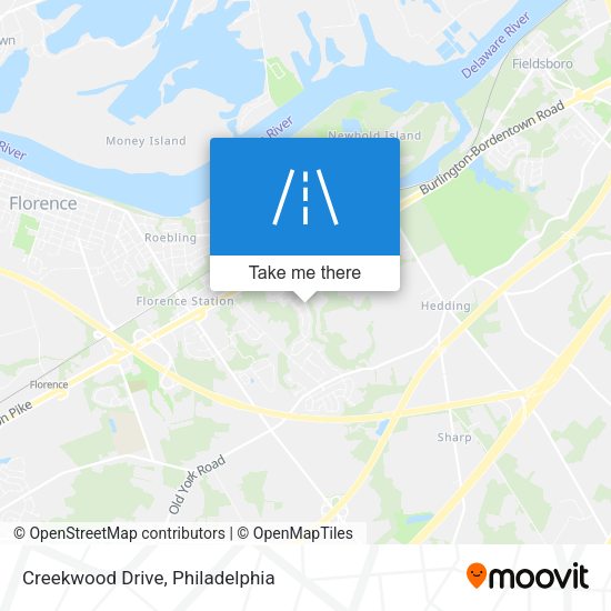 Mapa de Creekwood Drive