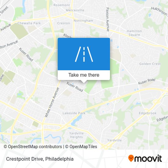 Crestpoint Drive map