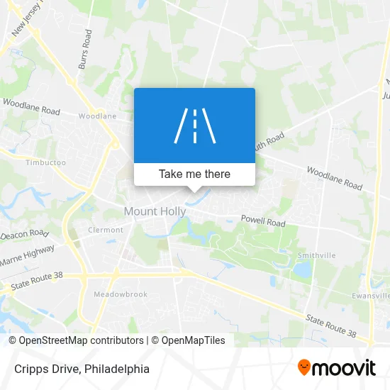 Cripps Drive map