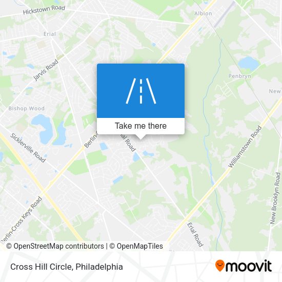 Mapa de Cross Hill Circle