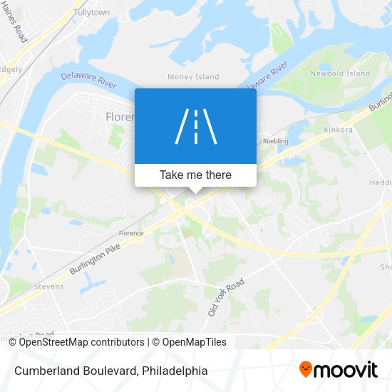 Cumberland Boulevard map