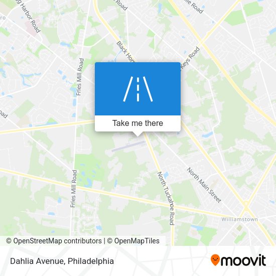 Mapa de Dahlia Avenue