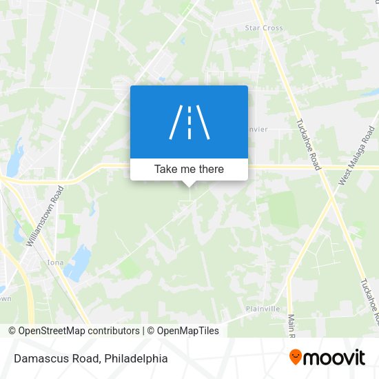 Mapa de Damascus Road