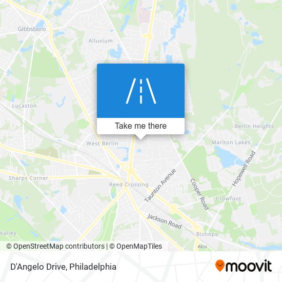 Mapa de D'Angelo Drive