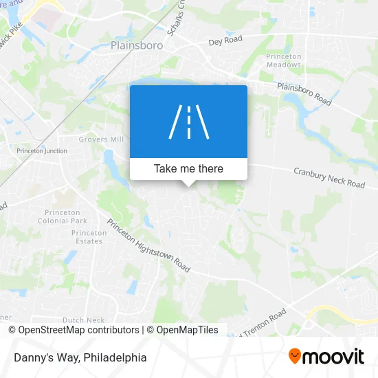 Danny's Way map