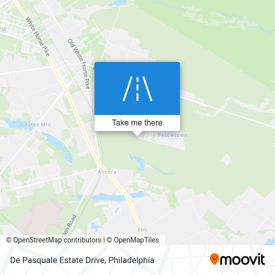 De Pasquale Estate Drive map