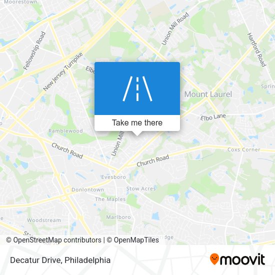 Mapa de Decatur Drive