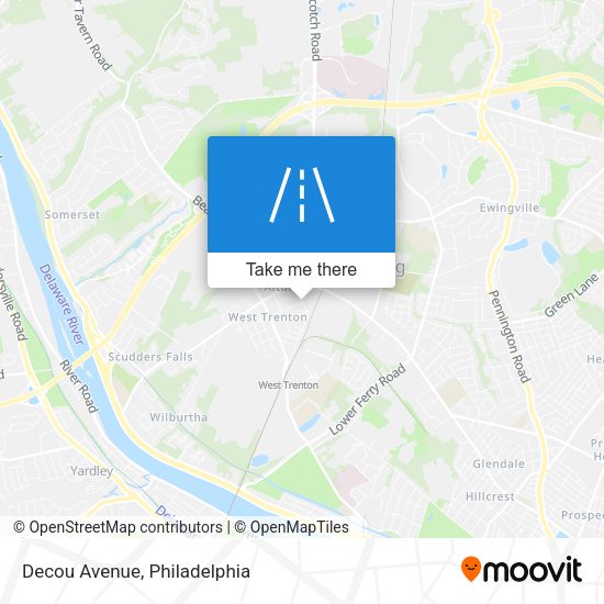 Mapa de Decou Avenue