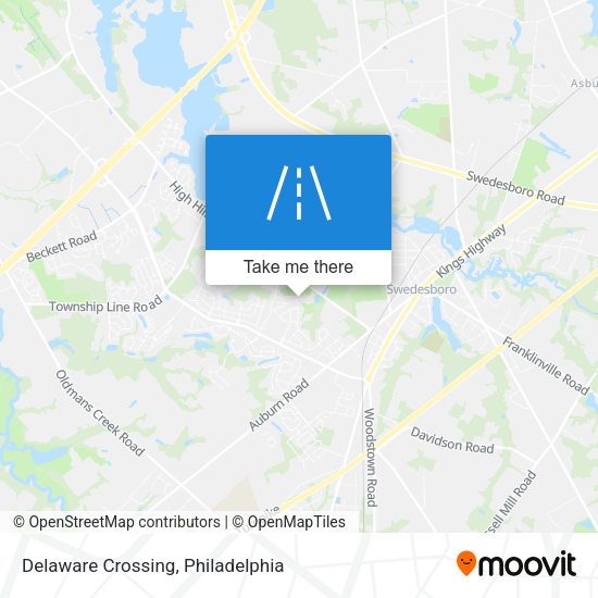 Delaware Crossing map