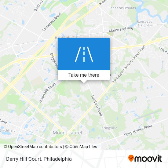 Derry Hill Court map