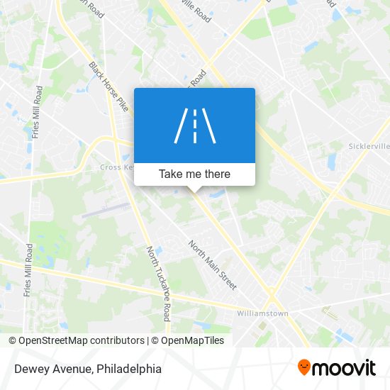 Dewey Avenue map