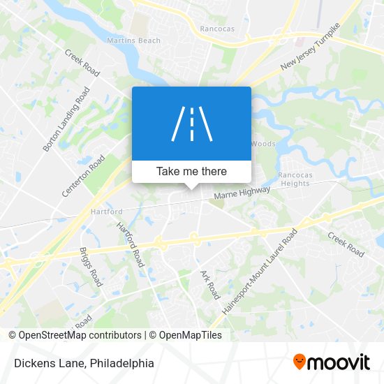 Mapa de Dickens Lane