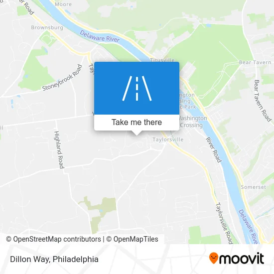 Dillon Way map