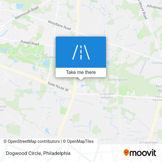Dogwood Circle map