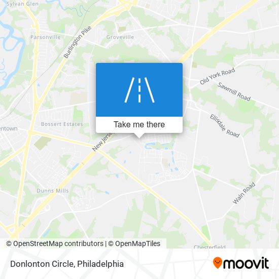 Donlonton Circle map